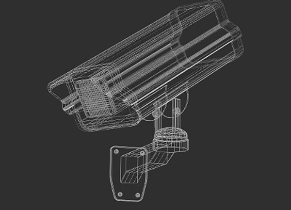security camera 01 max - SECURITY_CAMERA_01 by PolygonFly